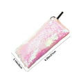 thumbnail image 3 of Sequin Pencil Case - Stylish Multi-Color Storage Bag for Stationery and Accessories, 3 of 8