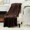 thumbnail image 4 of EVNELE Coffee King Size Blankets, Fuzzy Lightweight Warm Throw Blanket for Couch, Sofa, Pet, Bed, 90 x 108 inch, 4 of 6