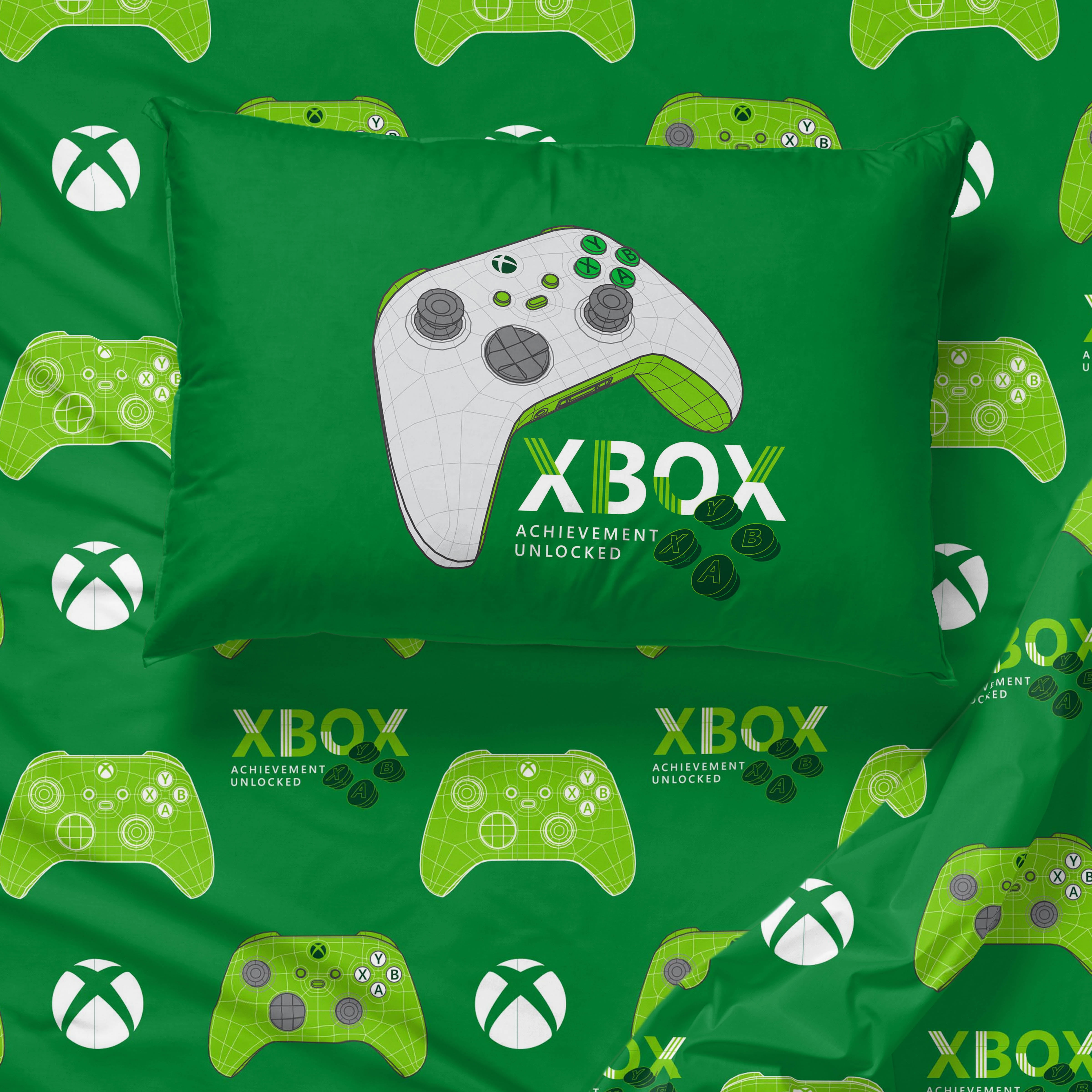 XBOX 3D Hardware Kids 3-Piece Twin Sized Sheet Set, Multicolor