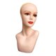thumbnail image 1 of Cabeza de maniquí femenino Yinane Soporte de exhibición Base estable para gafas Color de piel, 1 of 8