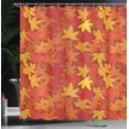 thumbnail image 3 of Ambesonne Orange Shower Curtain, Nature Designs, 69"Wx84"L, Burnt Orange, 3 of 4