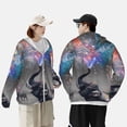 thumbnail image 4 of Lsque Elephant Fireworks Celebration UPF 50+ Lightweight Sun Protection Men's Women's Long Sleeve Shirt, Hoodie Performance -Small, 4 of 9