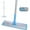 Blue, variant on CLEANHOME Microfiber Dust Mop with Extension Pole Multifunctional Sweeping Mopping Flat Mop with 1 Extra Washable Replacement Pads for Hardwood Cleaning,Blue