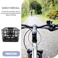 thumbnail image 3 of Convenient Bike Basket Plastic Front Basket Professional Bike Vegetable Basket Cycling Accessory, 3 of 6