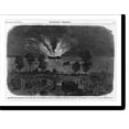 thumbnail image 2 of Historic Framed Print, Burning the Pensacola dry dock, off Fort Pickens, Florida, on August 31, by Lieut. Shipley, U.S.A., 17-7/8" x 21-7/8", 2 of 9