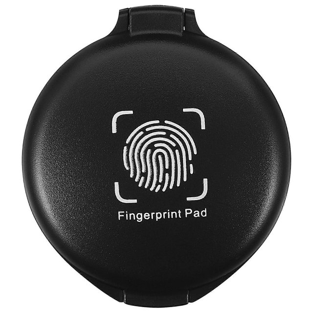 Document Ink Stamp Pad Round Mini File Inkpad Daily Use File Sign Inkpad Accountant Inkpad