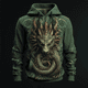 thumbnail image 1 of Sudadera con capucha de moda para hombre, nueva sudadera con estampado 3D de dragón, sudadera informal de calle, ropa de hombre de gran tamaño, 1 of 5