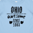 thumbnail image 4 of Inktastic Ohio Awesome Since 1803 Boys or Girls Baby T-Shirt, 4 of 5