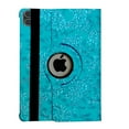 thumbnail image 3 of JYtrend Case for iPad Pro 12.9 6th 5th 4th 3rd Generation, Rotating Stand Smart Auto Wake Up/Sleep Cover for Model A2436 A2764 A2437 A2378 A2379 A2461 A2229 A2069 A2232 A1876 A2014 A1895, Blue Flower, 3 of 7