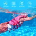 thumbnail image 5 of Gogokids Kids Swim Vest Life Jacket Flotation Swimming Aid with Adjustable Safety Strap,Flower Pink, 5 of 9