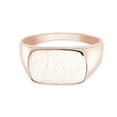 thumbnail image 3 of AFFY Rectangular Signet Ring In 14K Rose Gold Plated 925 Sterling Silver for Men's, Ring Size 14, 3 of 3