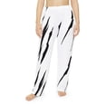 thumbnail image 3 of Effete Feline Claw Marks Scratch Women's Pajama Pants (AOP), 3 of 6