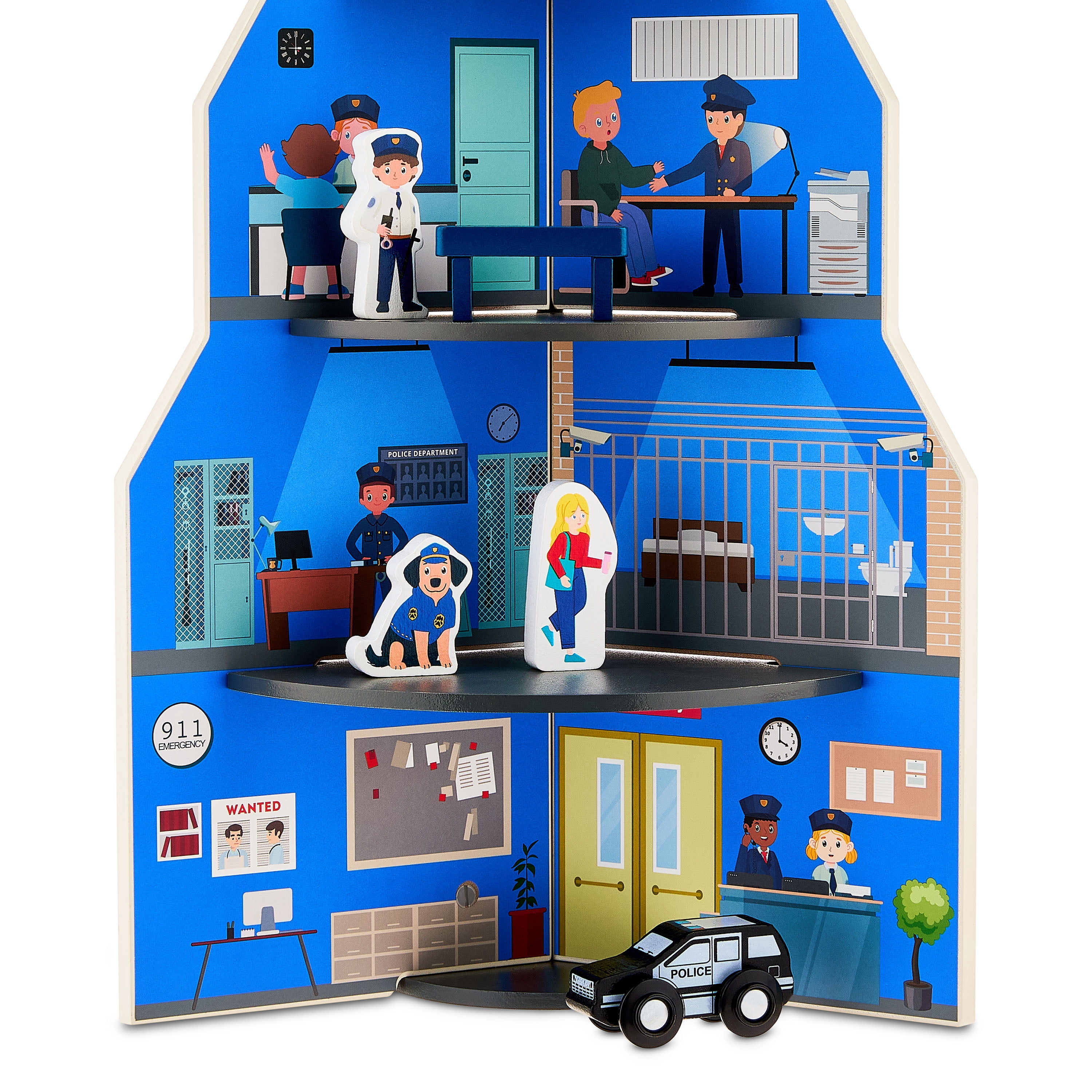 Spark.Create.Imagine. Emergency Wooden Play Set, 18 Pieces