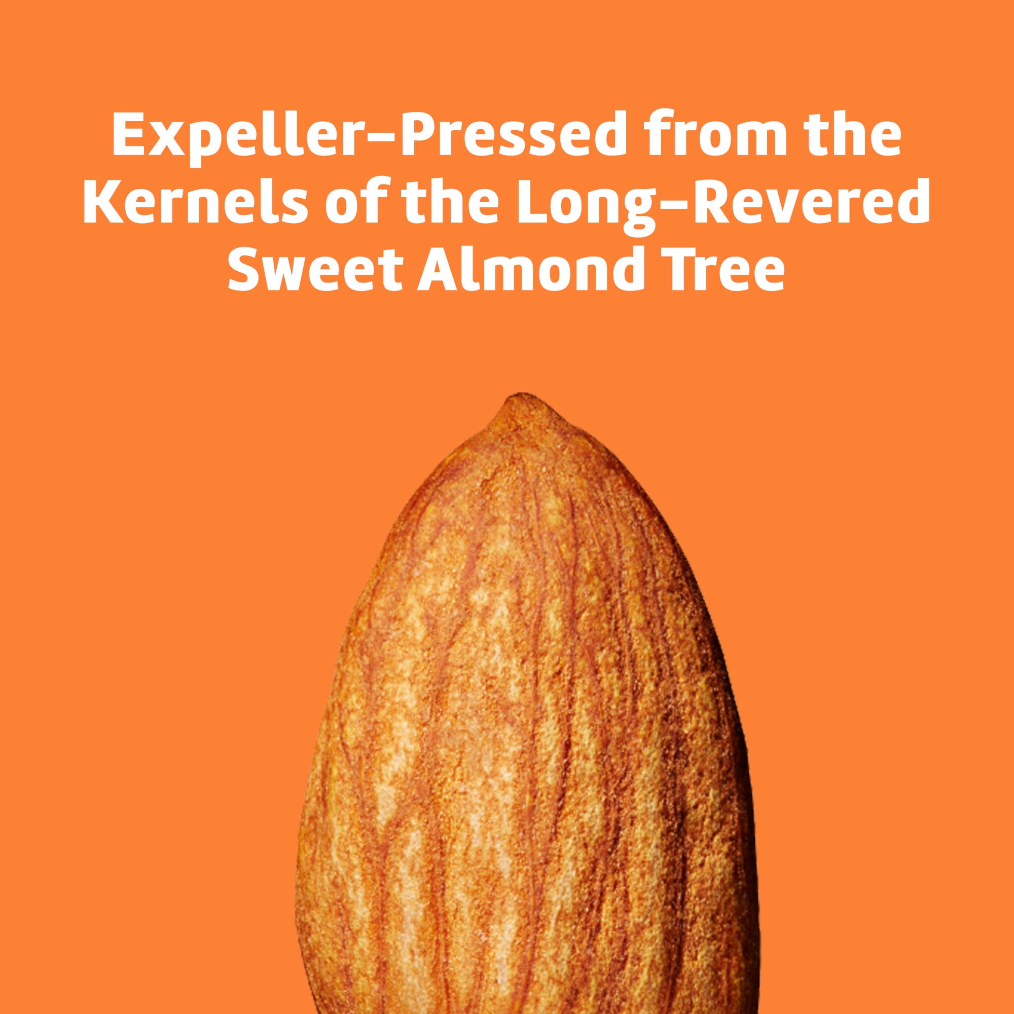 (2 pack) De La Cruz Sweet Almond Oil, Expeller Pressed Moisturizer for Skin and Hair, 2 fl oz.