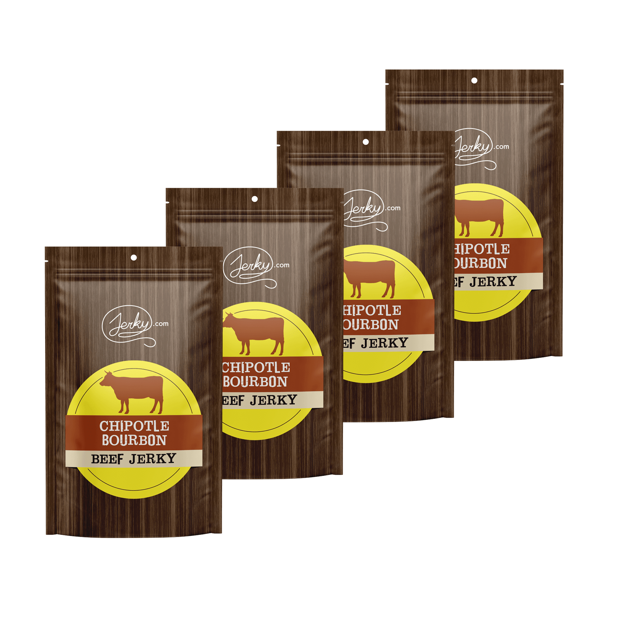 All Chiptole Bourbon Original Beef Jerky - No Added Preservatives, No MSG or Nitrates - Bold & Peppery, 100% Lean Beef (1 Pound)