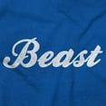 thumbnail image 2 of Beast Motivation Workout Gym Fitness Men's Big & Tall Graphic Hoodie Brisco Brands 2X, 2 of 5
