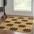 thumbnail image 6 of Linon Home Décor Elegance Area Rug Collection, Beige and Brown, 5' x 7.25', 6 of 6