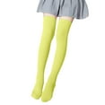 thumbnail image 1 of Chaussettes de Robe pour Filles, Chaussettes de Danse Mi-Mollet Unies pour Enfants Jusqu'aux Genoux, 1 of 4