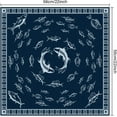 thumbnail image 2 of Pañuelo cuadrado de algodón, bandana cuadrada de algodón hecha a mano para hombres y mujeres, para entrenamiento al aire libre., 2 of 9
