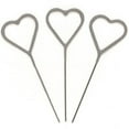 thumbnail image 5 of Large 11x4 inch Heart Shaped Party Sparklers - Ideal for Weddings, Birthdays, Celebrations & More - 72 Count, 5 of 8