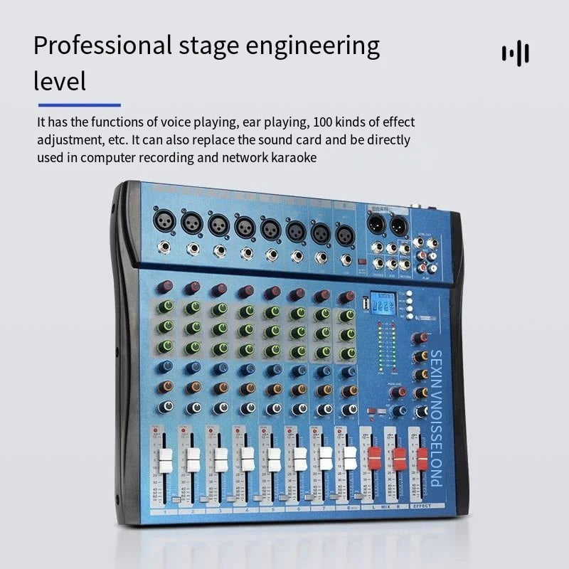 Dj Controller Mixer Mixing Meter Card Professal Pc Digital Console Interface Console
