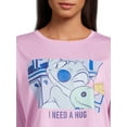 thumbnail image 4 of Disney Stitch Women's Sleep Tee with Short Sleeves, Sizes XS-3X, 4 of 5