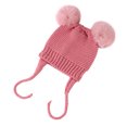 thumbnail image 2 of Coofit Bonnet à Pompon Mode Mignon Chapeau Décontracté Tricoté Bonnet pour Bébé, 2 of 10