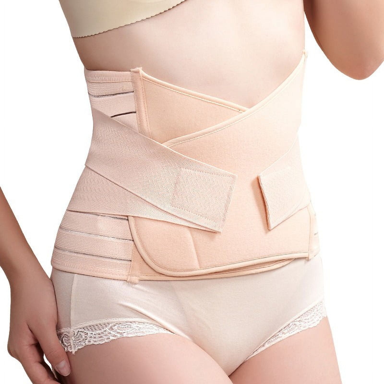 Postpartum Belly Band Post C Section Support Recovery Wrap Fajas Postparto Abdominal Binder Girdles for After Giving Birth Walmart