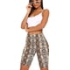 thumbnail image 4 of Txlixc Pantalones cortos de cintura alta, pantalones cortos de leopardo / piel de serpiente Txlixc moda, 4 of 5