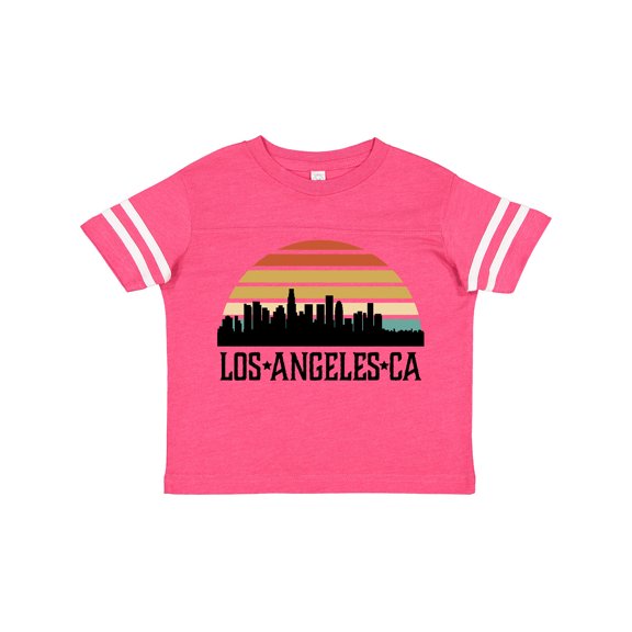 Inktastic Los Angeles California Skyline Retro Boys or Girls Toddler T-Shirt