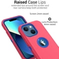 thumbnail image 5 of CoverON for Apple iPhone 13 Mini Case, Military Grade Heavy Duty Full Body Phone Cover - Hot Pink, 5 of 8