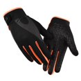 thumbnail image 3 of Guantes de ciclismo con todos los dedos para hombres y mujeres, delgados, de verano, transpirables, pantalla táctil, deportes al aire libre, montañismo, fitness, bicicleta, guantes de seda de hielo, 3 of 6