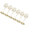 thumbnail image 5 of 6 piezas moda metal galvanoplastia Monstera titular decoración de escritorio regalo rasguño firma (dorado), 5 of 5