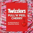 thumbnail image 2 of Twizzlers Pull 'n' Peel Cherry Licorice Candy – 72-Count Bulk Family Pack, Individually Wrapped, Soft Chewy Red Candy, 2 Pound Bag, 2 of 5