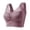 Purple Bra, variant on Kvture Mesh V Neck Bras for Women Comfort Wide Strap No Underwire Full Coverage Push Up Everyday Bra Purple Bra XXL