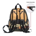 thumbnail image 5 of FORMRS School Backpack with Front Zippered Pocket 12" Elementary Student Travel Daypack, Orange Halloween Cat, 5 of 6