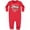 Red, variant on My Mom is the Best Doctor Ever Baby Fleece Romper