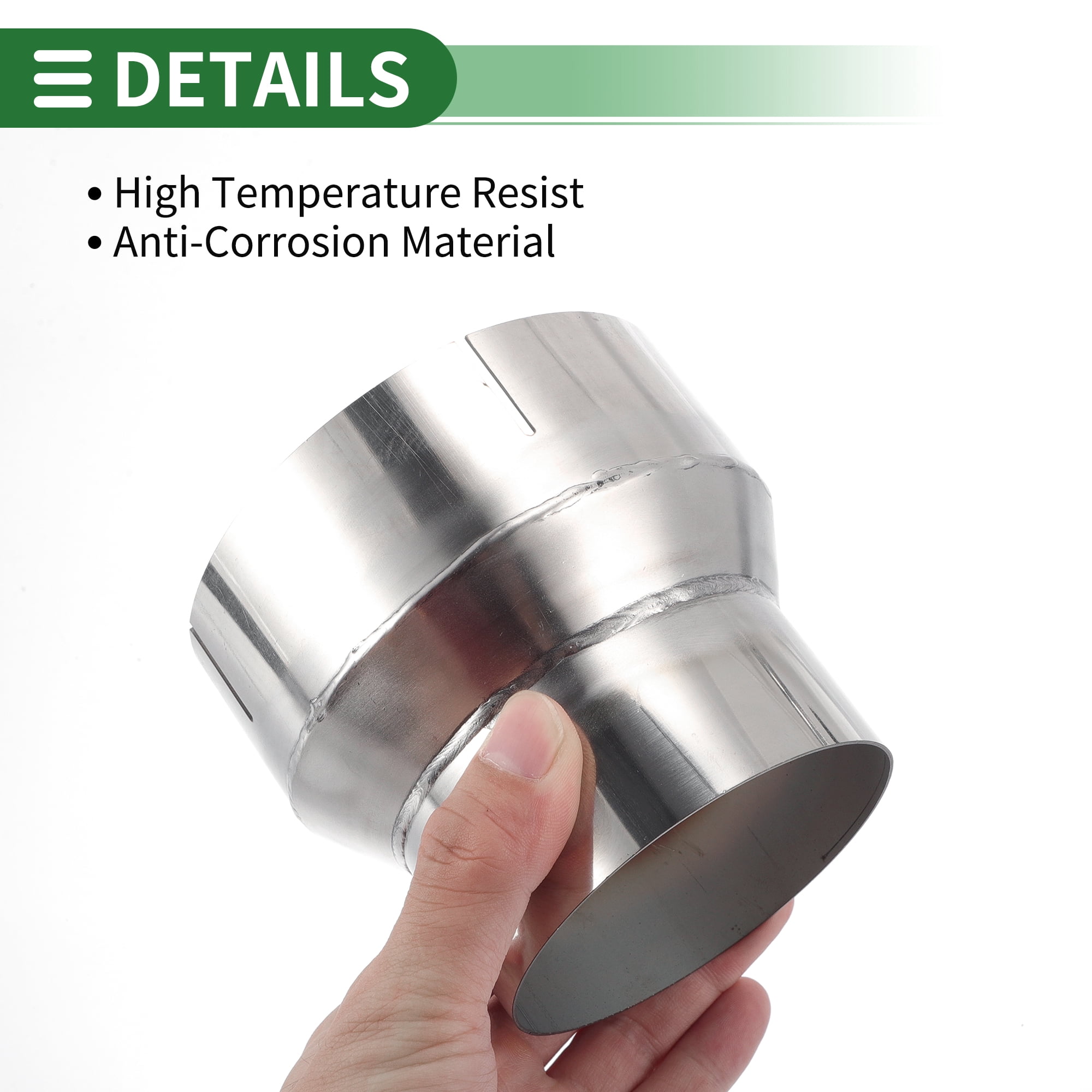 Unique Bargains Quality Mandrel Exhaust Bend Elbow Concentric Reducer 3.5"OD to 4.5"OD