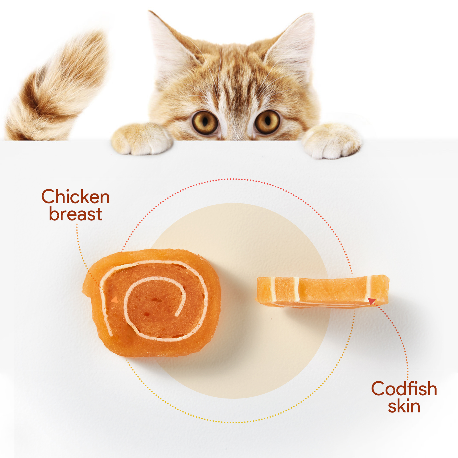 Jungle Calling Chicken Wrapped Soft Dog Treats, Grain Free, 10.6 oz photo 5