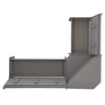 thumbnail image 4 of Linon Waldron Corner Nook Set Grey Kit, 4 of 19