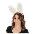 thumbnail image 1 of White Bunny Bendable Ears Headband, 1 of 1