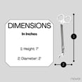 thumbnail image 2 of Stainless Steel Candle Wick Trimmer/Clipper/Cutter Scissor -Silver, 2 of 6