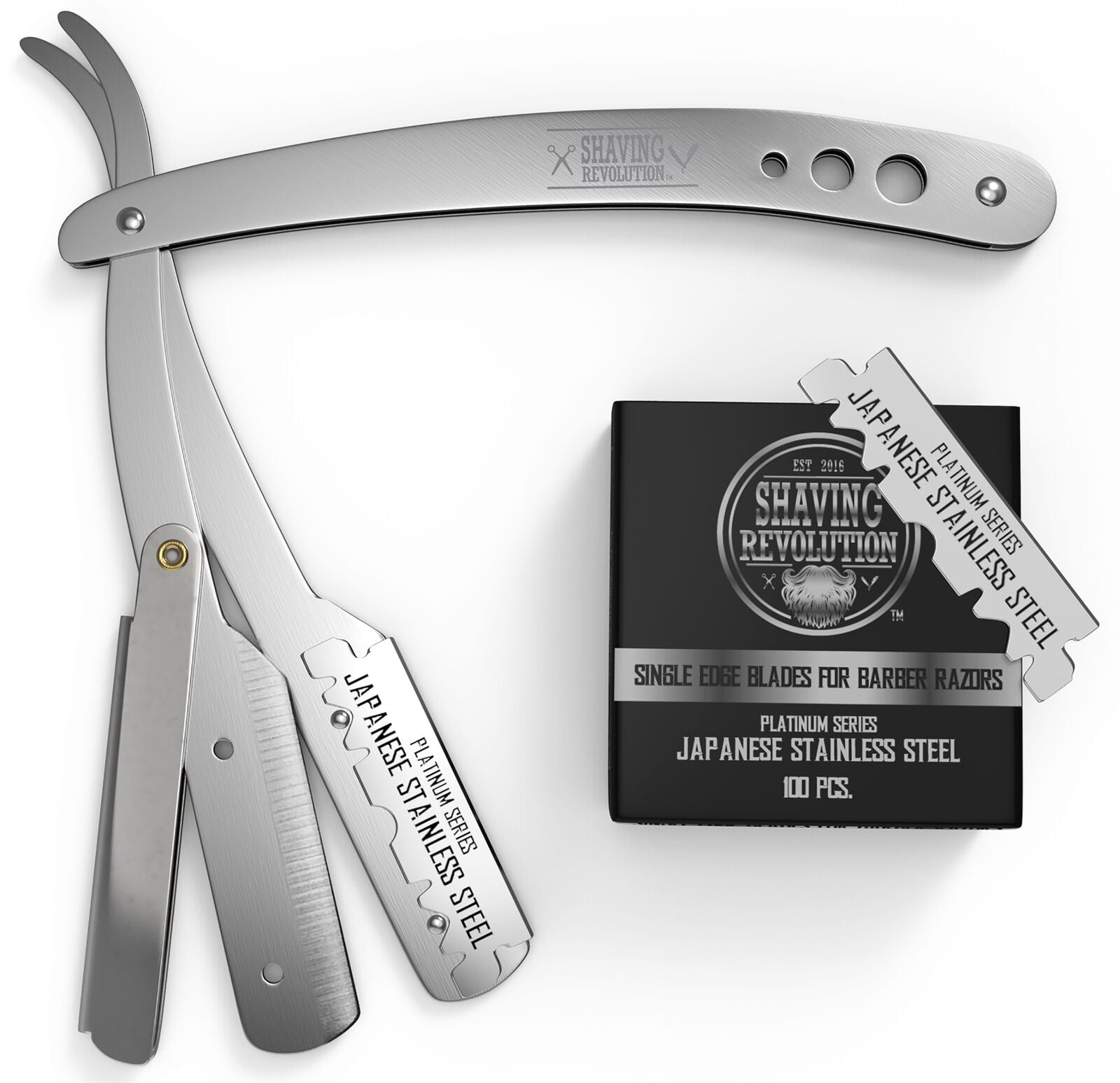 Straight Edge Barber Razor for Close Shaving Professional Straight
