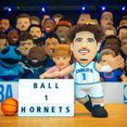 thumbnail image 2 of Bleacher Creatures Charlotte Hornets LaMelo Ball 10" Plush Figure, 2 of 5