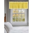 thumbnail image 3 of Valances for Windows Yellow Abstract Art Rod Pocket Cafe Window Treatments Valance Curtains for Kitchen Bathroom Laundry Basement Windows 60"x18", 3 of 9