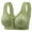 Green, variant on Women's Bras Women Front Close Sports Bras Full Coverage Bras Green 52