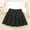 Black, variant on Girls' Active Casual Mini Black Skirt High Waist Kids Uniforms for Girls 8-9 Years