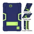thumbnail image 5 of Goldcherry RCA Cambio 10.1"Case Hybrid Shockproof Rugged Anti-Impact Drop Protection Cover Built with Kickstand For RCA Cambio 10.1" 2018(Model W1013 DK/W101V2 B)(Navy+Green), 5 of 7