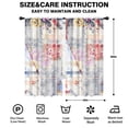 thumbnail image 2 of Blackout Kids Curtains,Pioneer Flower Floral Print Pattern Childrens Insulated Curtains Set Of 2,Bedroom Essentials,Toddler Room Decor 42"x84", 2 of 5