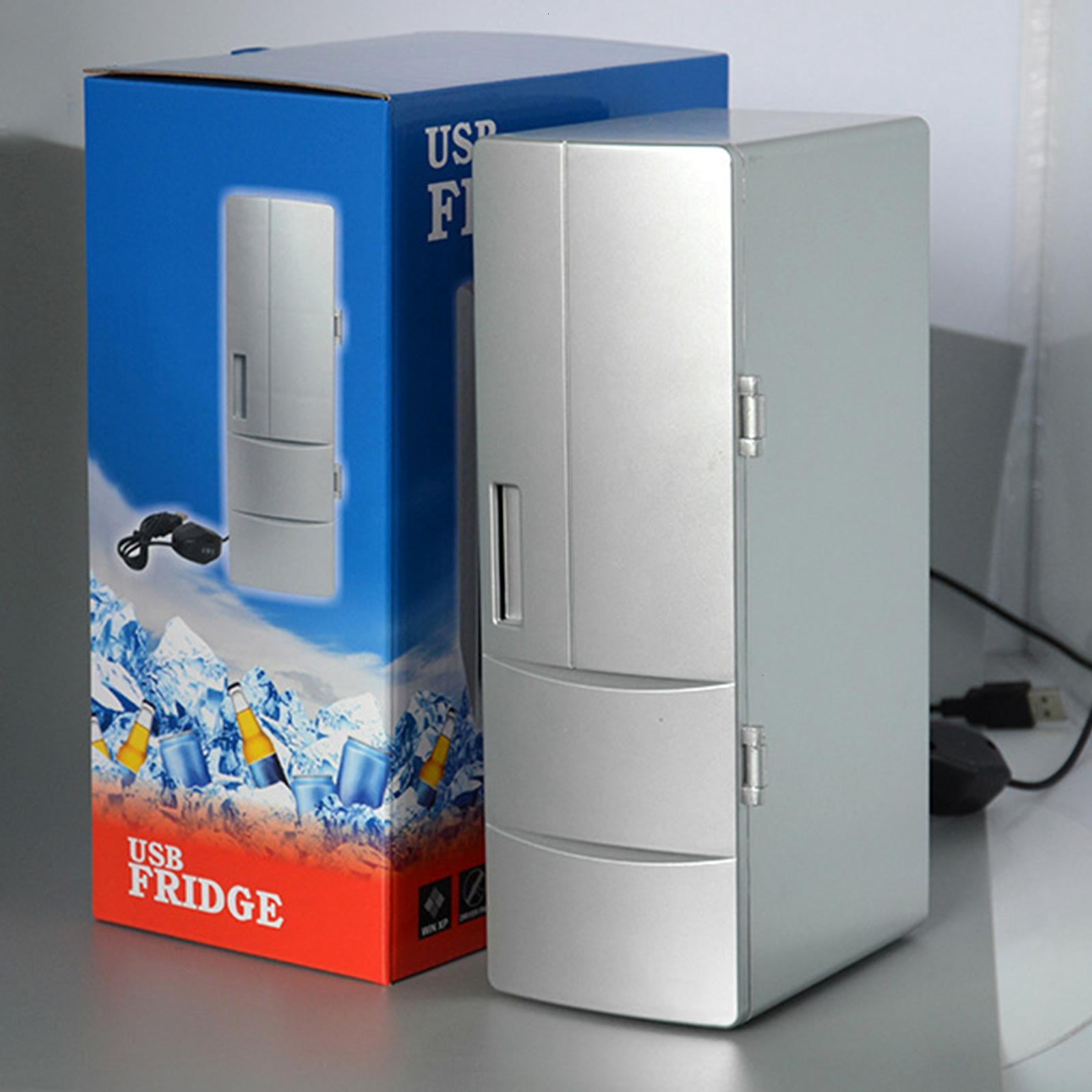 USB Electric Fridge Small Drink Cans / Warmer Freezer Beverage Refrigerator for Computer Laptop